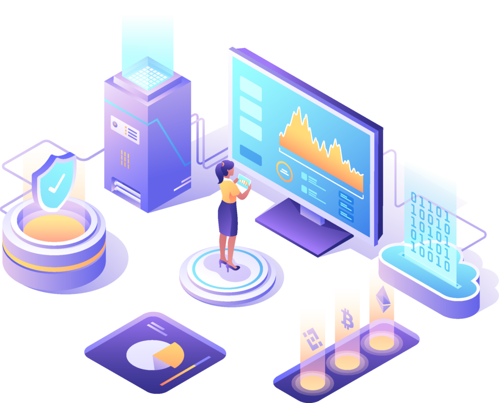 Blockchain illustration